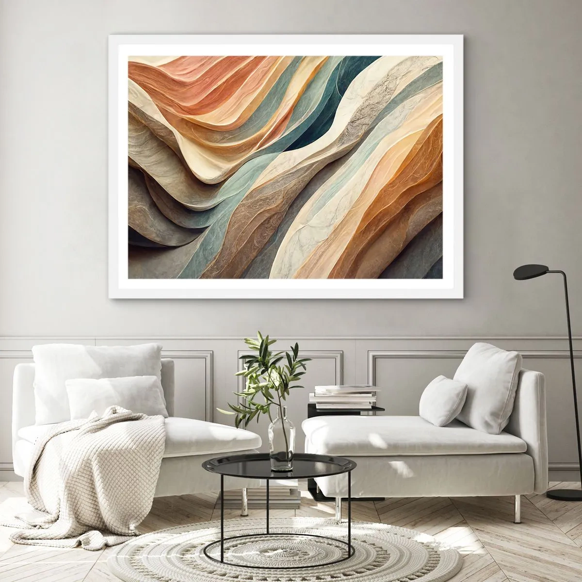Poster in einem weißen Rahmen - Moment vor der Veränderung - 40x30 cm