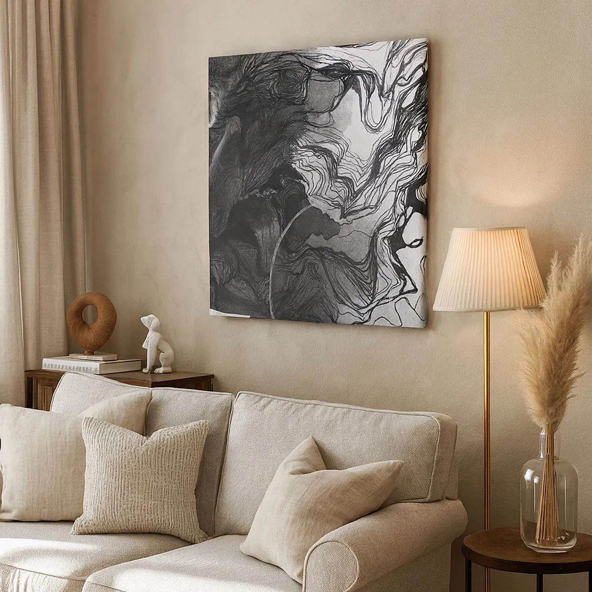 Bild auf Leinwand - Leinwandbild - Verstrickt in Träume - 30x30 cm