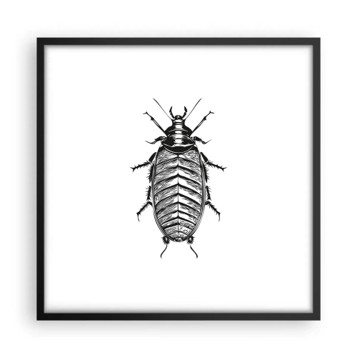 Poster in einem schwarzem Rahmen - Was für ein Exemplar! - 50x50 cm