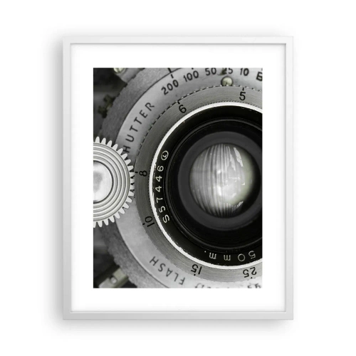 Poster in einem weißen Rahmen - Eine Story über Hollywood - 40x50 cm