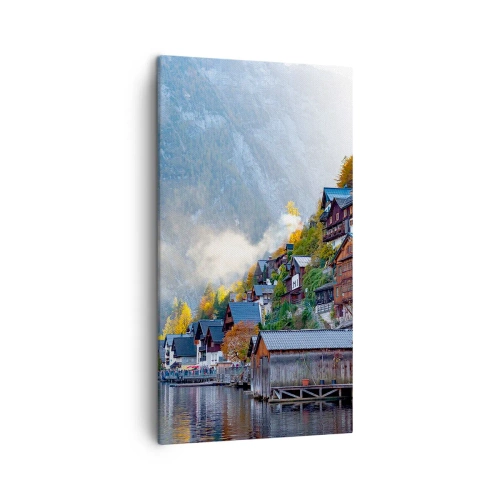 Bild auf Leinwand - Leinwandbild - Alpenatmosphäre - 45x80 cm