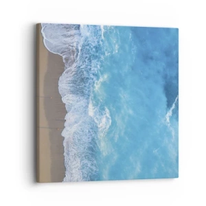 Bild auf Leinwand - Leinwandbild - Die Kraft des Blaus - 30x30 cm