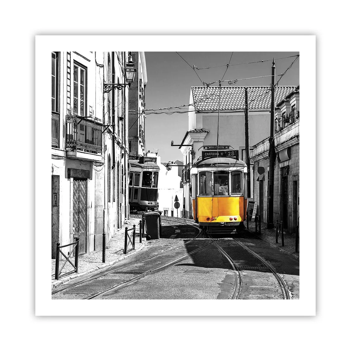 Poster - Der Geist von Lissabon - 60x60 cm