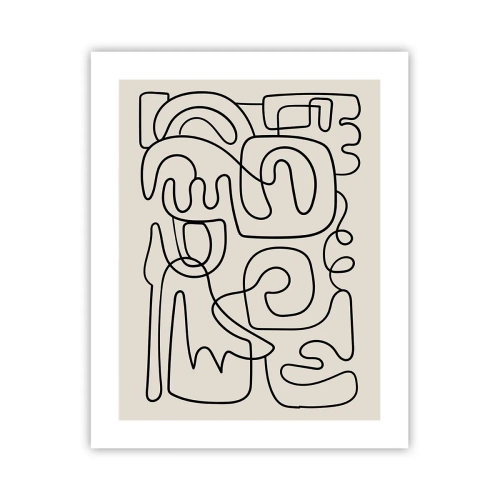 Poster - Folge der Spur - 40x50 cm