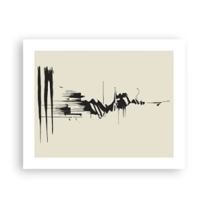 Poster - Hastige Abstraktion - 50x40 cm