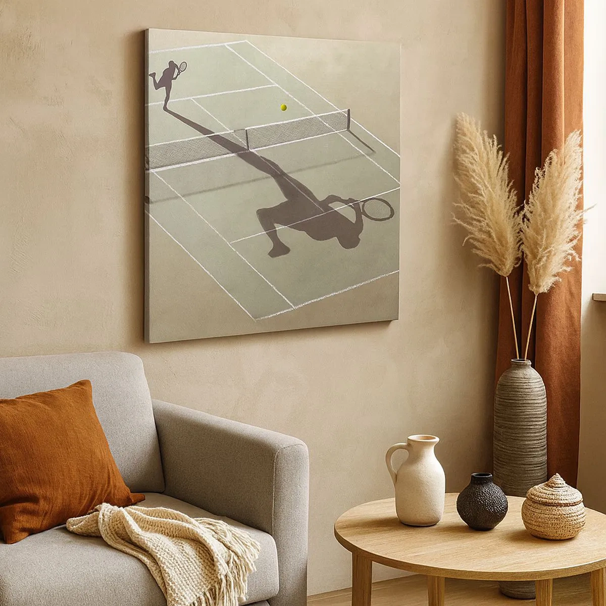 Bild auf Leinwand - Leinwandbild - Überwinde dich selbst - 30x30 cm