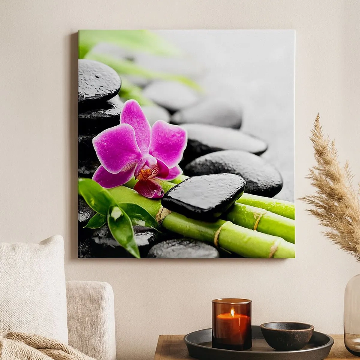 Bild auf Leinwand - Leinwandbild - In ruhiger Balance - 30x30 cm