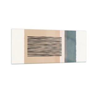 Glasbild - Bild auf glas - Alles ist in Ordnung - 100x40 cm