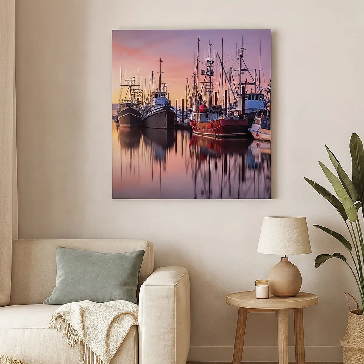 Bild auf Leinwand - Leinwandbild - Vor dem nächsten Tag - 30x30 cm