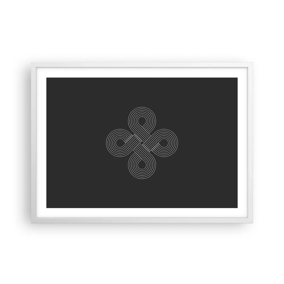 Poster in einem weißen Rahmen - Im keltischen Geist - 70x50 cm