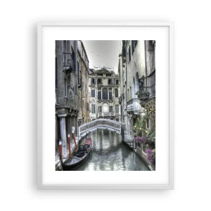 Poster in einem weißen Rahmen - Seit Jahrhunderten in stiller Besinnung - 40x50 cm