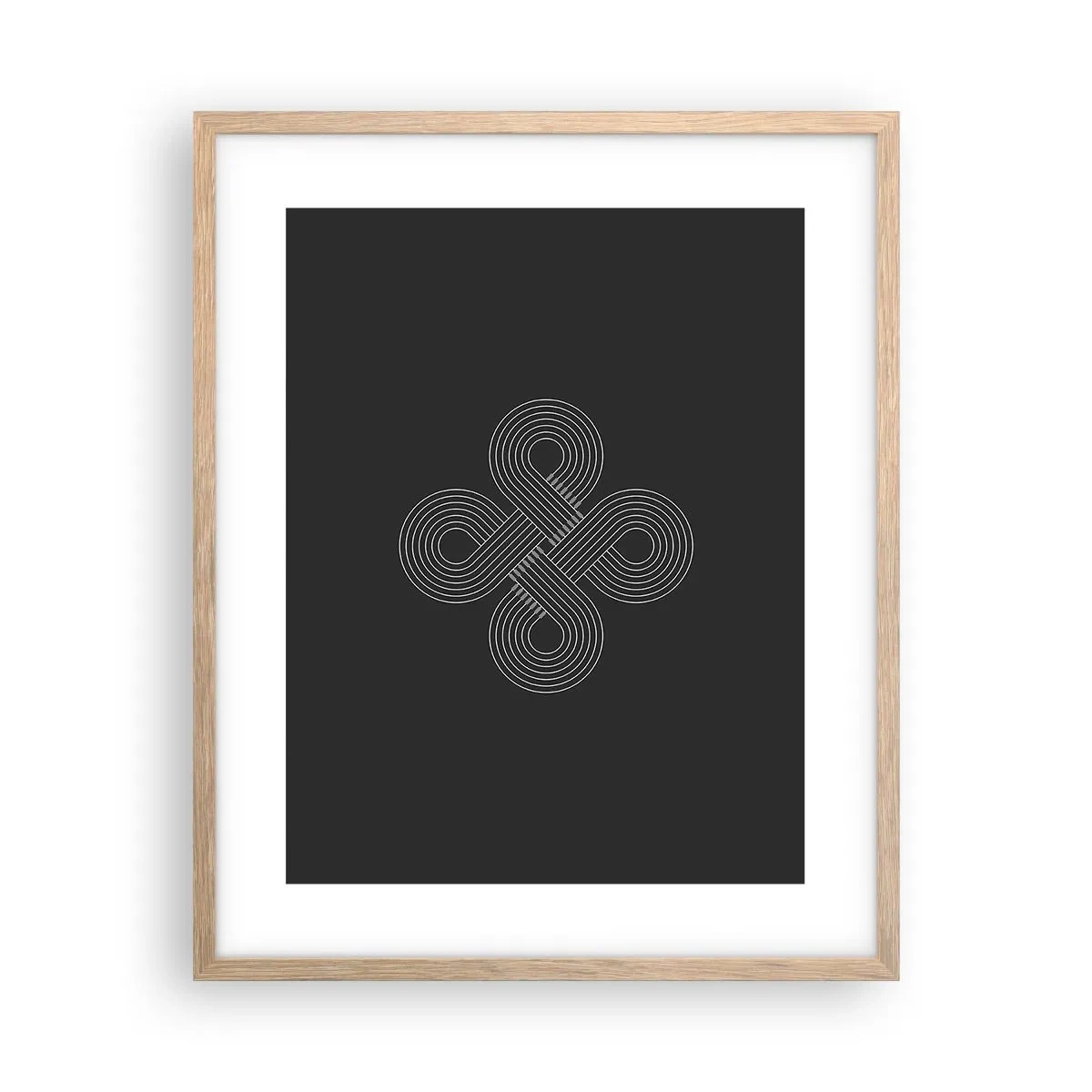 Poster in einem Rahmen aus heller Eiche - Im keltischen Geist - 40x50 cm