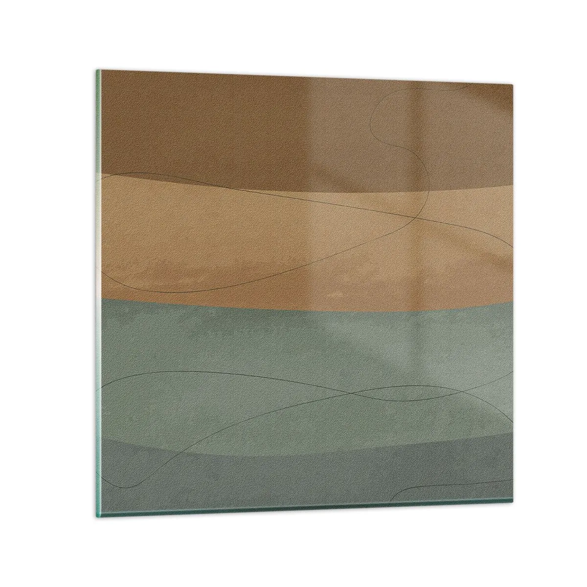 Glasbild - Bild auf glas - Horizontale Komposition - 50x50 cm