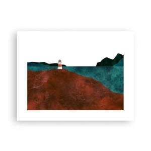 Poster - Aufs Meer starren - 40x30 cm