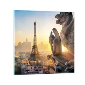 Glasbild - Bild auf glas - Vieles hat sich geändert ... - 40x40 cm