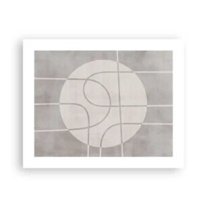 Poster - Kreisförmig und geradeaus - 50x40 cm