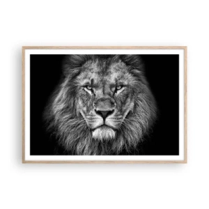 Poster in einem Rahmen aus heller Eiche - Im Krönungsgewand - 100x70 cm