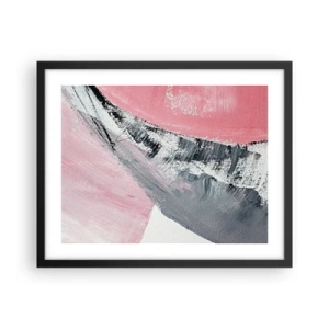 Poster in einem schwarzem Rahmen - Passende Komposition - 50x40 cm