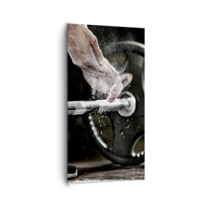 Bild auf Leinwand - Leinwandbild - Herausforderung angenommen! - 65x120 cm