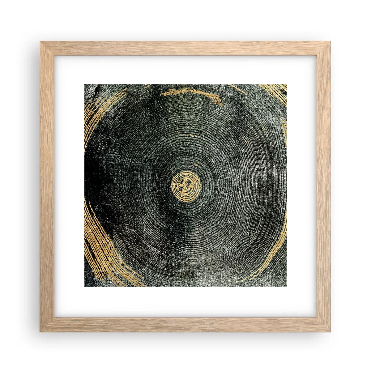 Poster in einem Rahmen aus heller Eiche - Veränderung und Beständigkeit - 30x30 cm