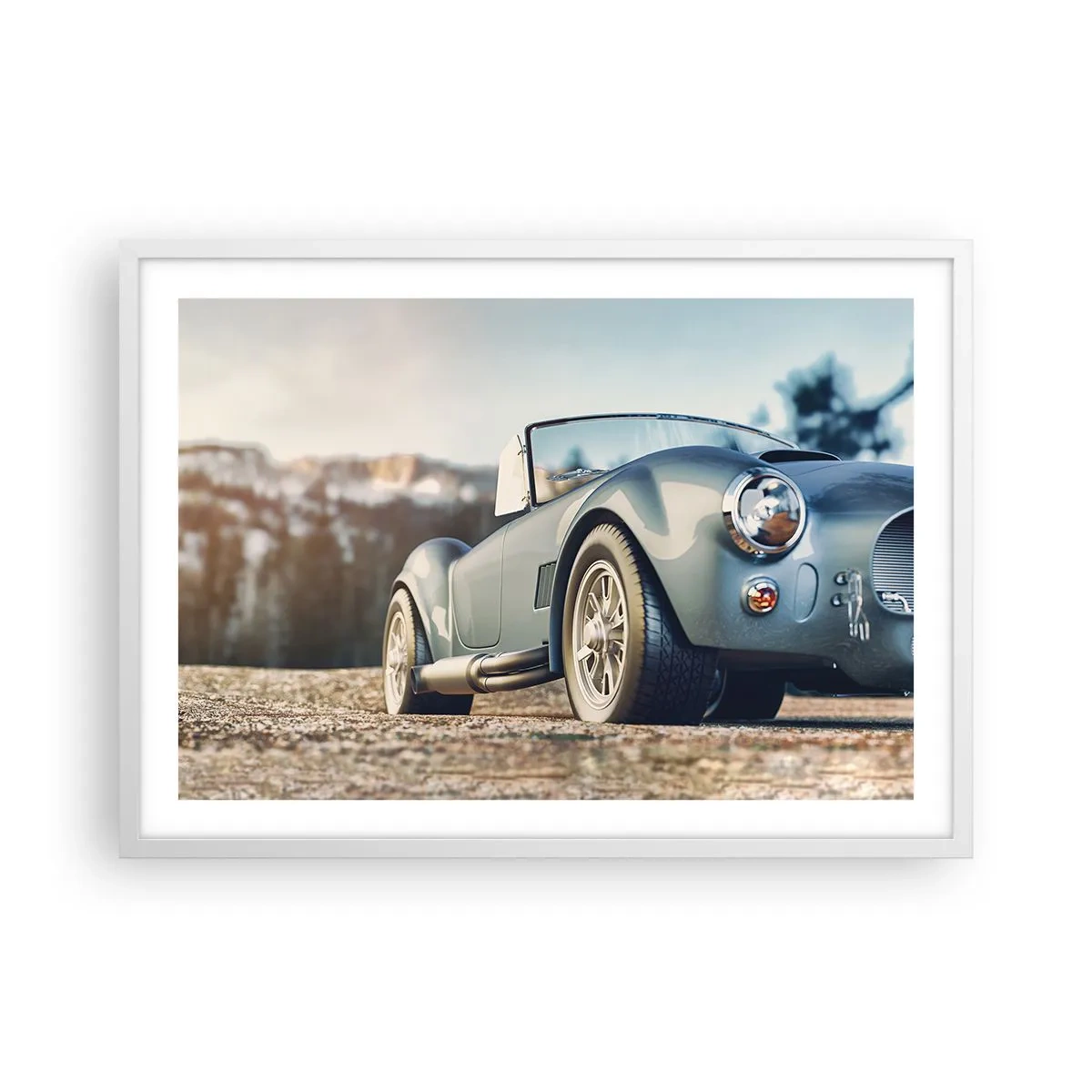 Poster in einem weißen Rahmen - Denn Stil zählt - 70x50 cm