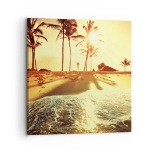 Bild auf Leinwand - Leinwandbild - Kalifornien am Nachmittag - 70x70 cm