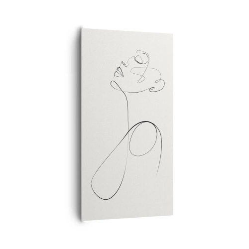 Bild auf Leinwand - Leinwandbild - Versunken in Träumen - 65x120 cm