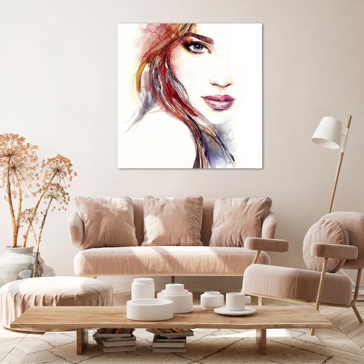 Bild auf Leinwand - Leinwandbild - Vademecum - folge mir - 50x50 cm