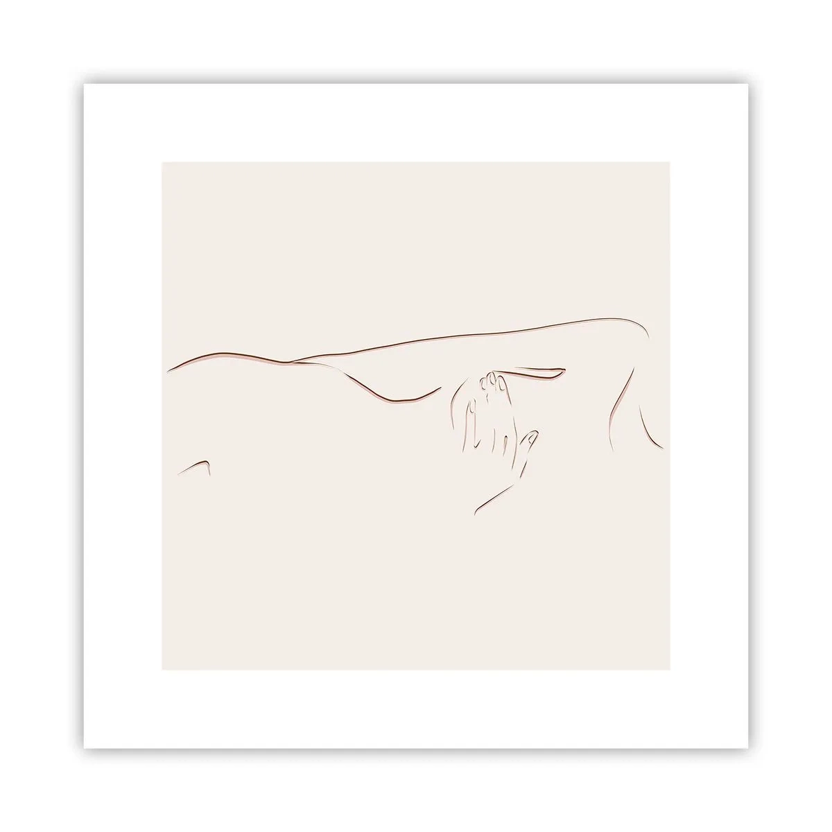 Poster - Die Form des Verlangens - 30x30 cm