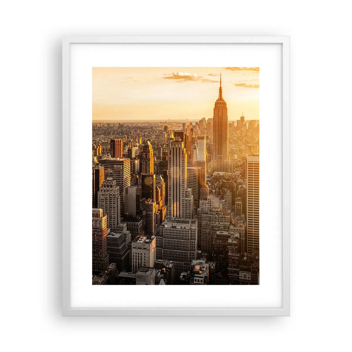 Poster in einem weißen Rahmen - In der Sonne wachsen - 40x50 cm