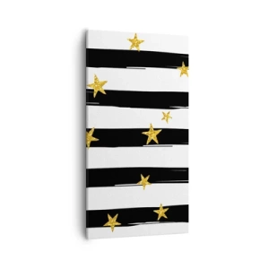 Bild auf Leinwand - Leinwandbild - Wir wurden alle unter einem glücklichen Stern geboren - 55x100 cm