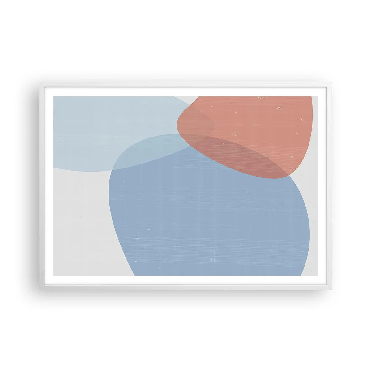 Poster in einem weißen Rahmen - Pastellbeziehungen - 100x70 cm