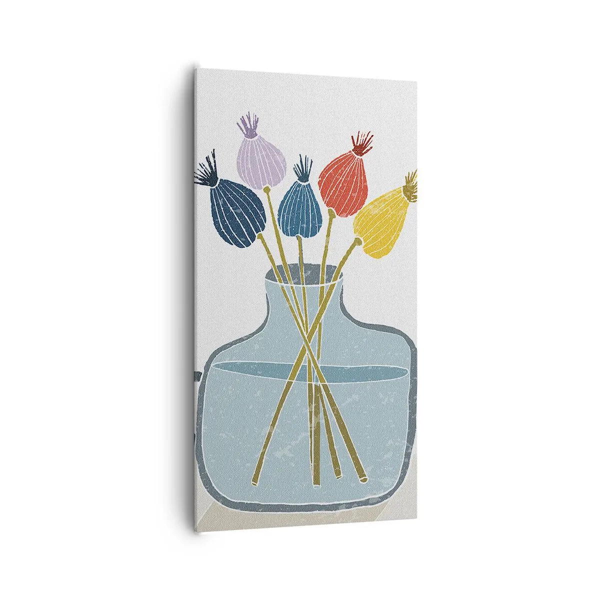 Bild auf Leinwand - Leinwandbild - Es ist mucksmäuschenstill - 65x120 cm