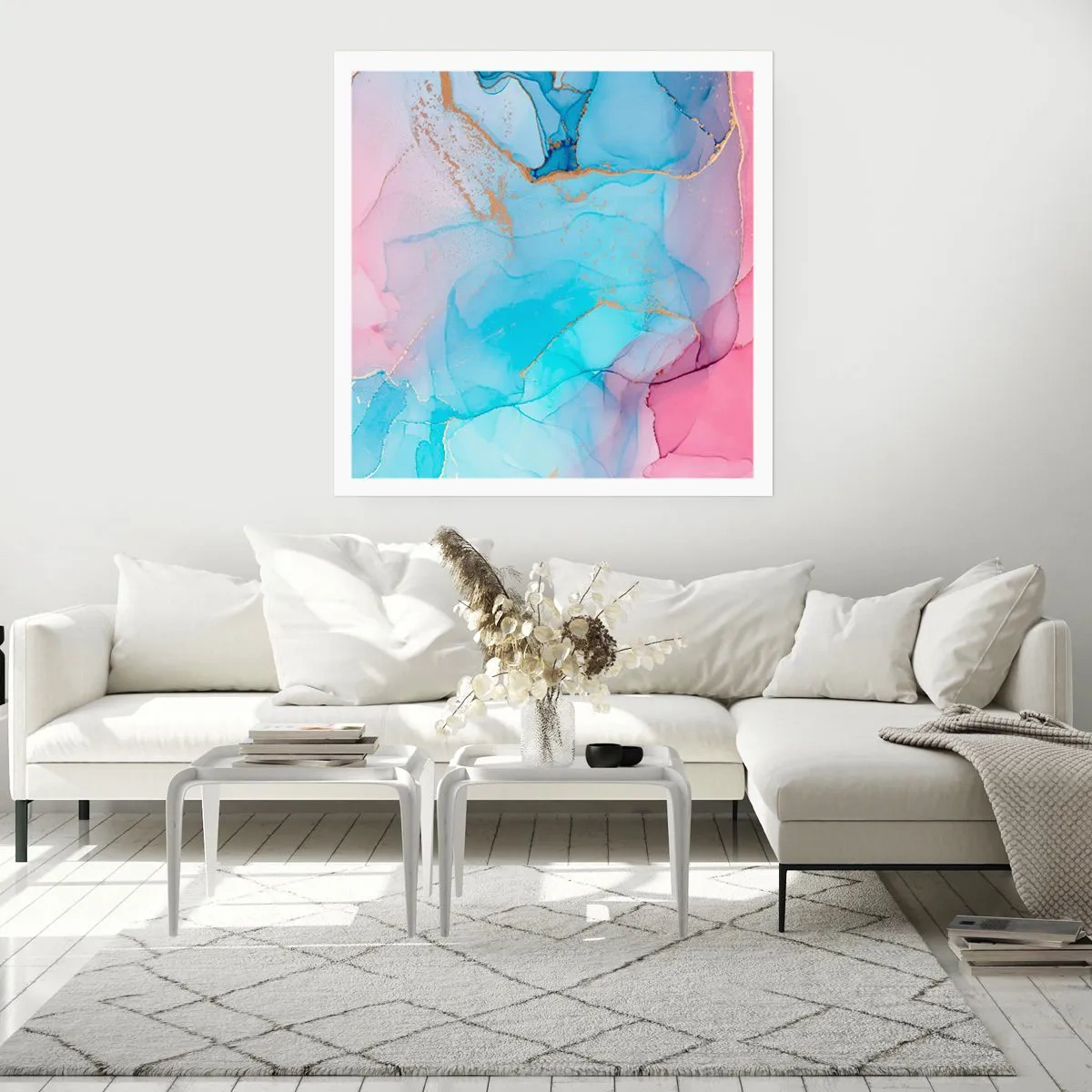 Poster - Begegnung und Durchdringung - 40x40 cm