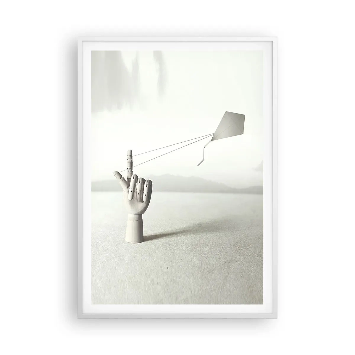 Poster in einem weißen Rahmen - Kraftprobe - 70x100 cm