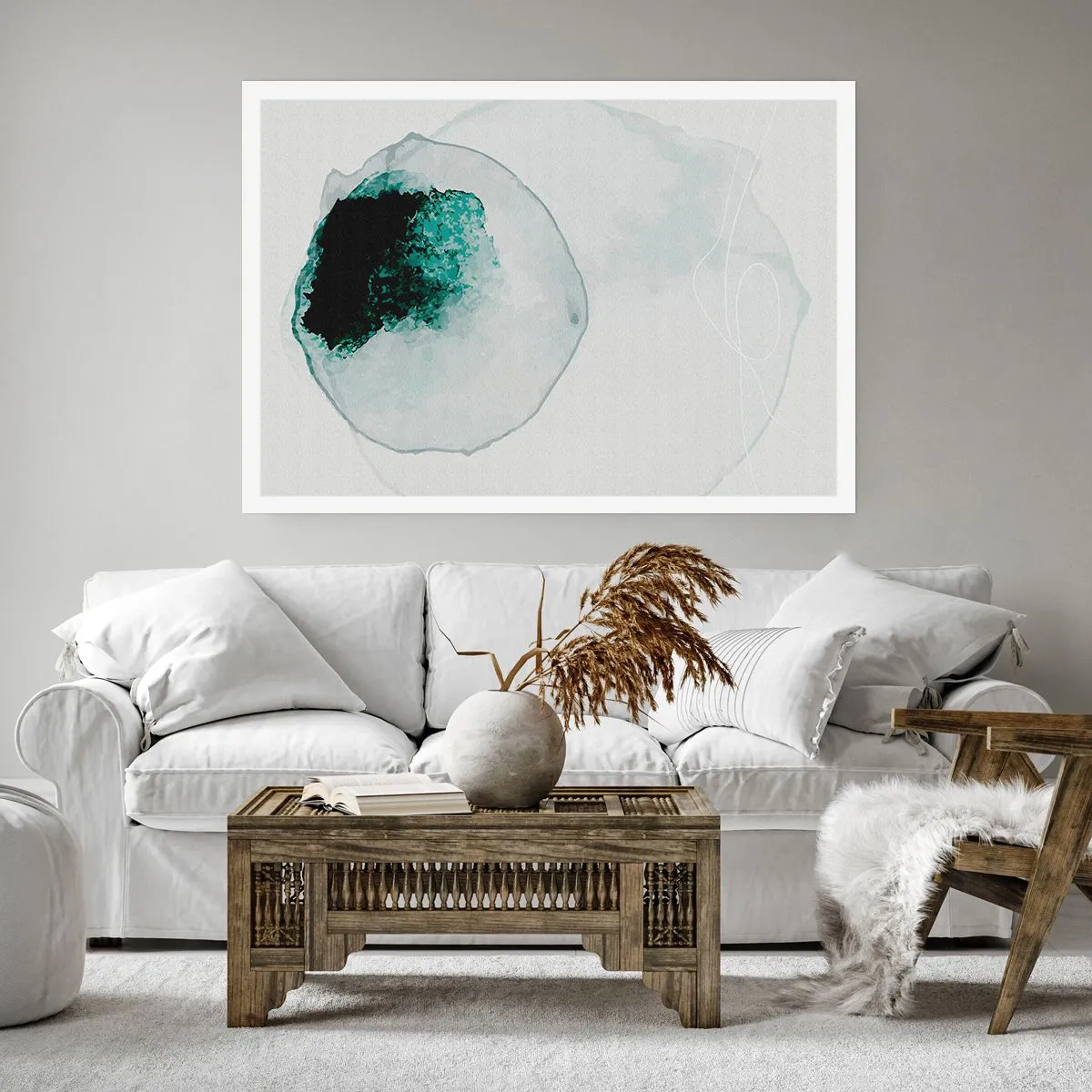 Poster - In einem Tropfen Wasser - 50x40 cm