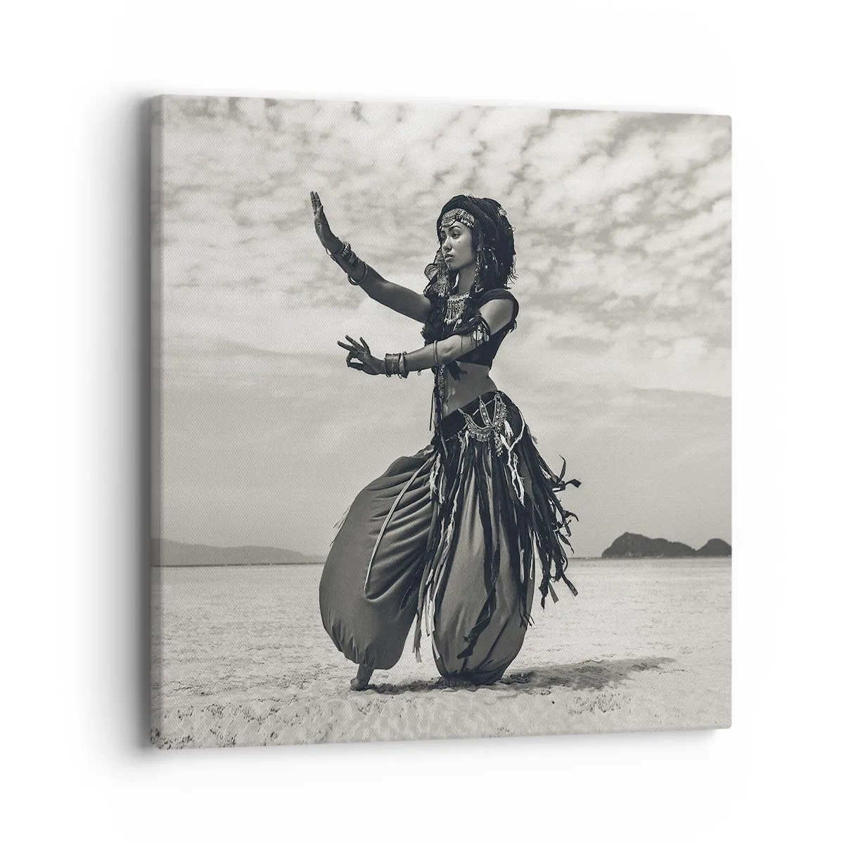 Bild auf Leinwand - Leinwandbild - Der Tanz der südlichen Inseln - 40x40 cm