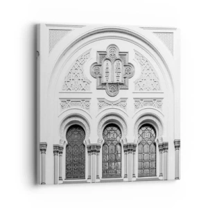 Bild auf Leinwand - Leinwandbild - An der Grenze der Kulturen - 30x30 cm