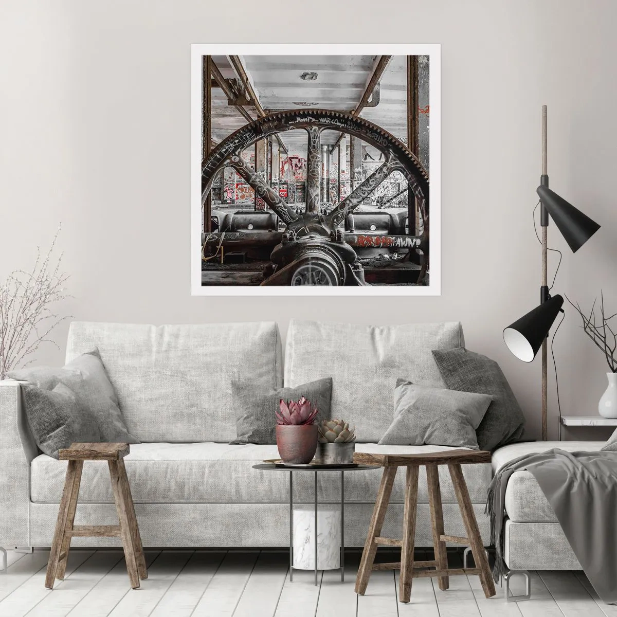 Poster - Das geheime Leben der Fabrik - 60x60 cm