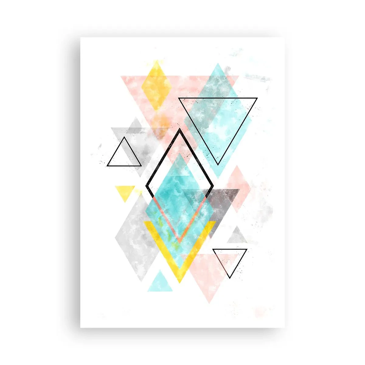 Poster - Geometrisches Spiel - 70x100 cm