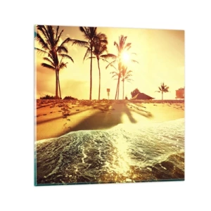 Glasbild - Bild auf glas - Kalifornien am Nachmittag - 60x60 cm