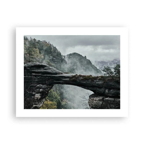 Poster - Abenteuer beginnt gleich - 50x40 cm