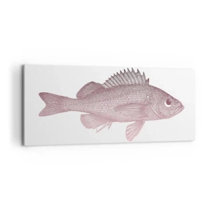 Bild auf Leinwand - Leinwandbild - Großäugiger Fisch - 100x40 cm