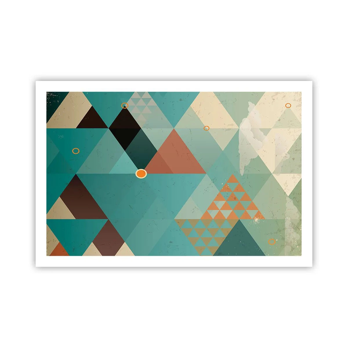 Poster - Einheit der Vielheit, Vielheit der Einheit - 91x61 cm