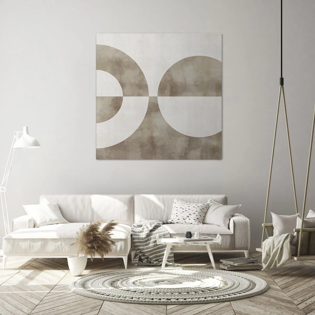 Bild auf Leinwand - Leinwandbild - Ähnlichkeiten und Unterschiede - 50x50 cm