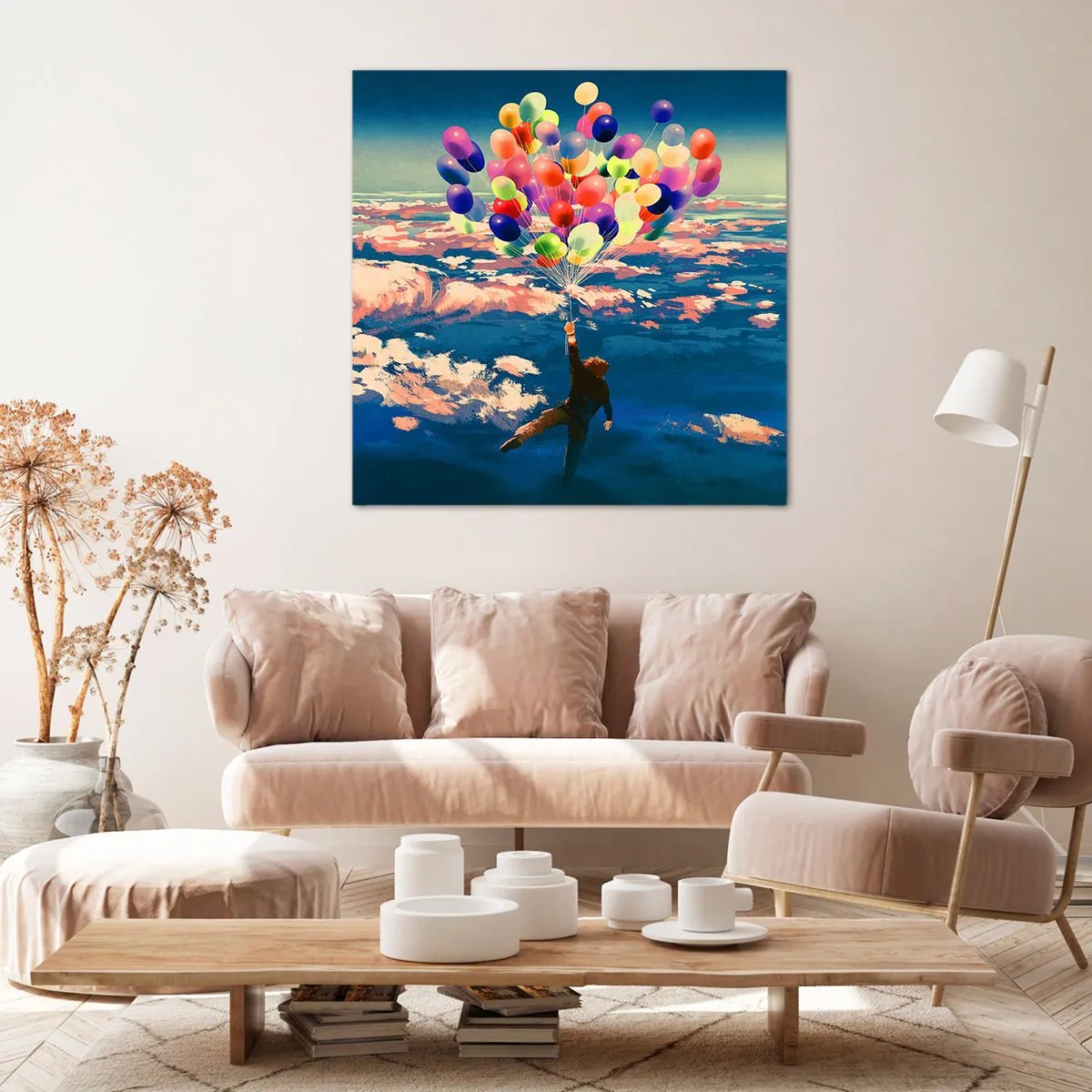 Bild auf Leinwand - Leinwandbild - Ein Kindheitstraum wird wahr - 40x40 cm