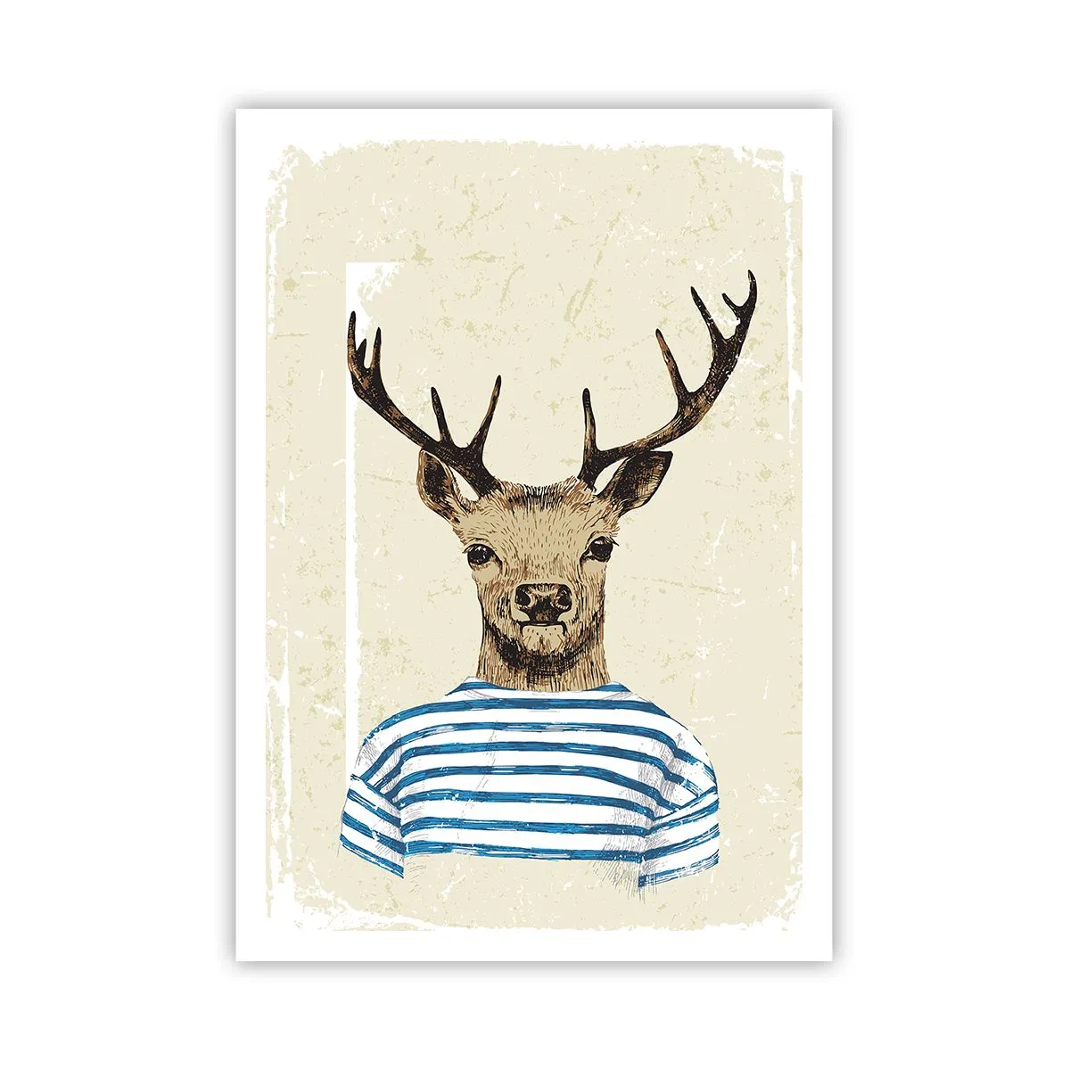 Poster - Weil ich gestreifte T-Shirts mag! - 70x100 cm