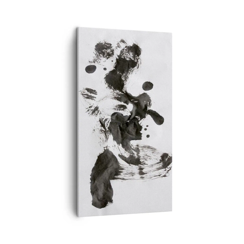 Bild auf Leinwand - Leinwandbild - Obwohl das Wahnsinn ist, steckt darin eine Methode? - 45x80 cm