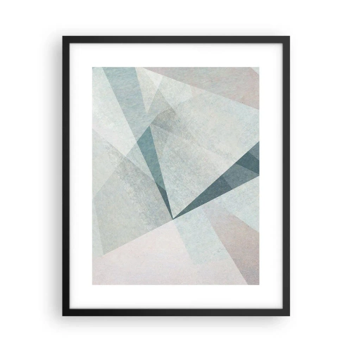 Poster in einem schwarzem Rahmen - Einfach aber dynamisch - 40x50 cm