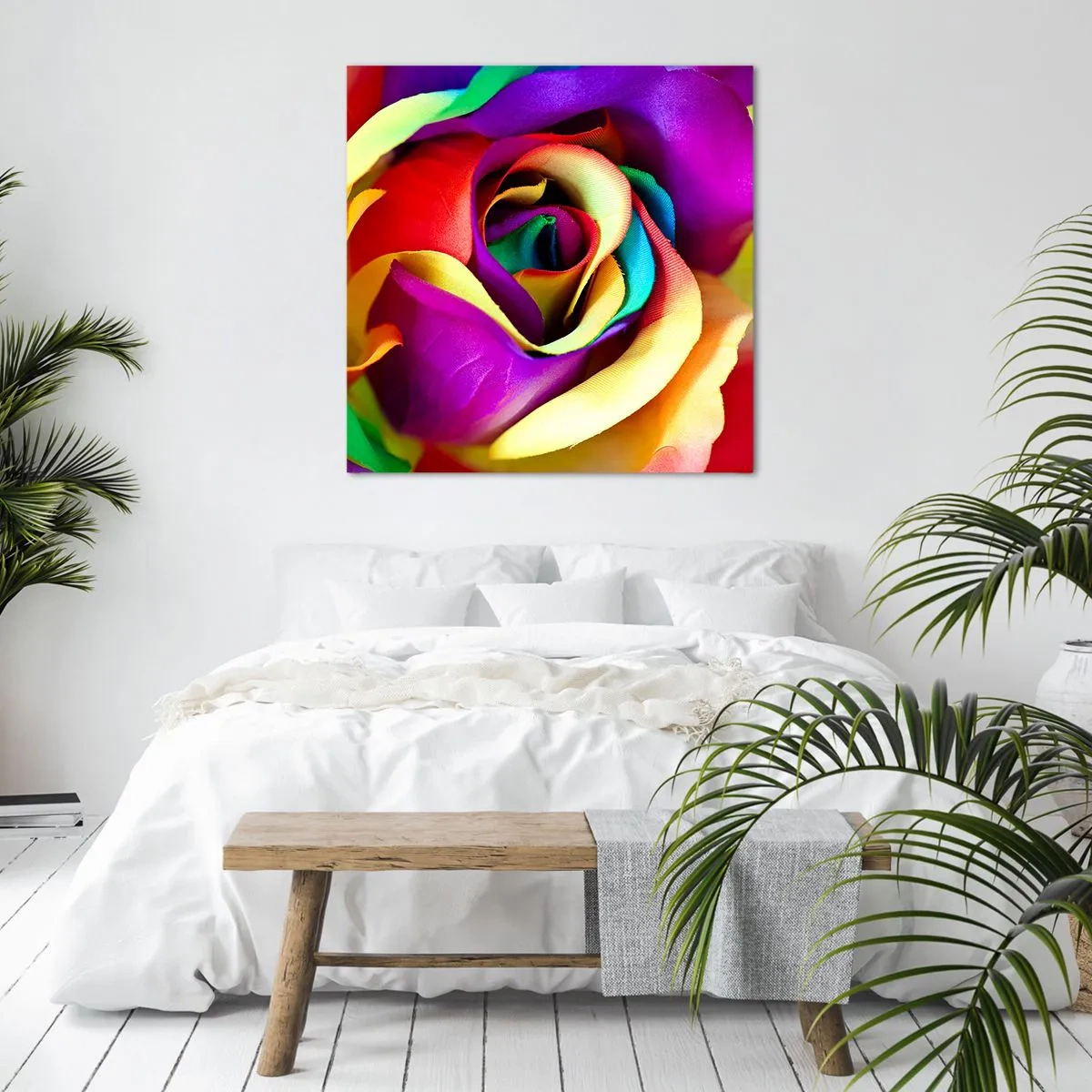 Bild auf Leinwand - Leinwandbild - Es ist unmöglich - 70x70 cm